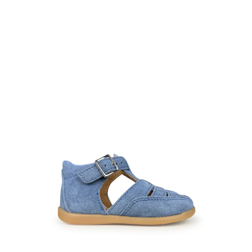Kids shoe online Romagnoli  sandals Blue closed sandal