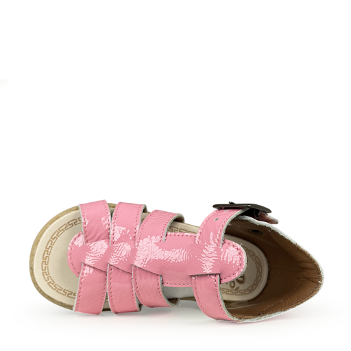 Pp sandalen Roze sandaal met gespsluiting