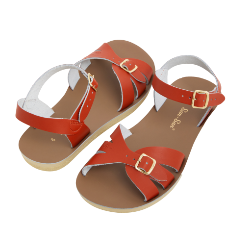 Salt water sandal sandals Salt-Water boardwalk paprika
