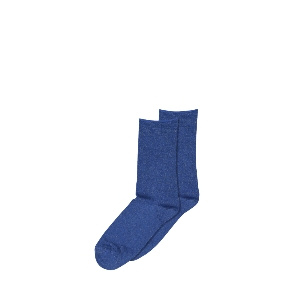 mp Denmark korte kousen Sokken met glitter in blauw