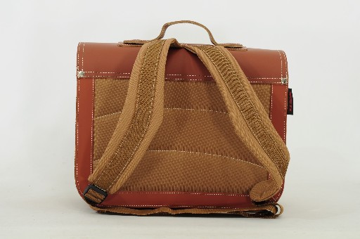 Own Stuff schoolbag Leather bag in cognac/brown with magnetic closure