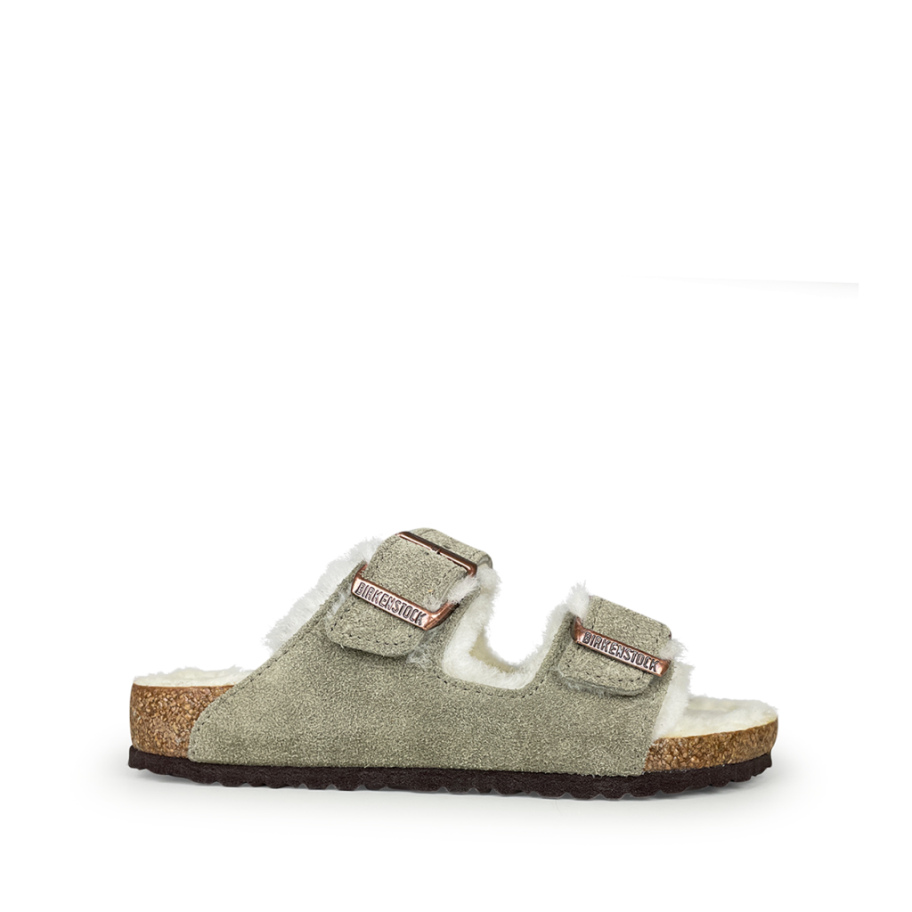 Birkenstock - Arizona shearling taupe