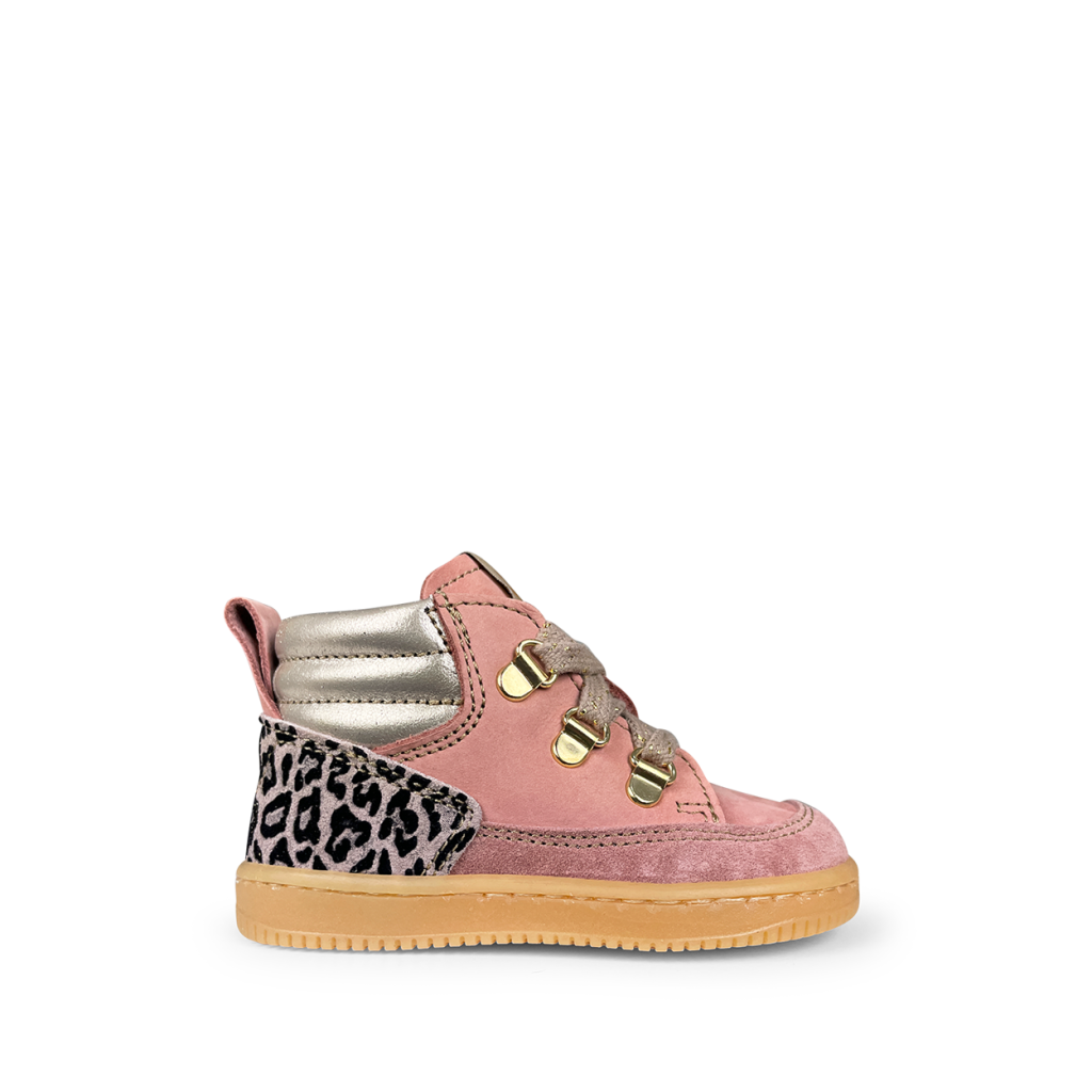 Ocra - Roze stoere sneaker