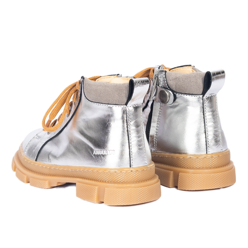 Angulus Boots Sporty boot in silver leather