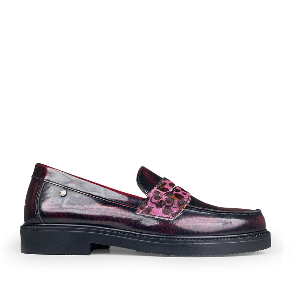 Confetti - Bordeaux loafer