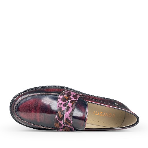 Confetti loafers Bordeaux loafer