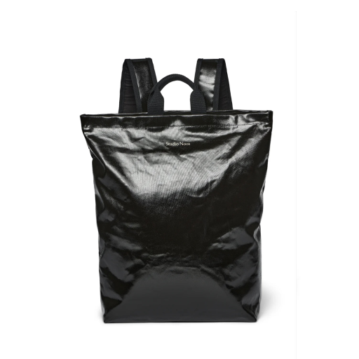 Kids shoe online Studio Noos schoolbag Black coated backpack