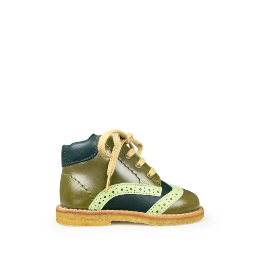 Kids shoe online Angulus first walkers First step green