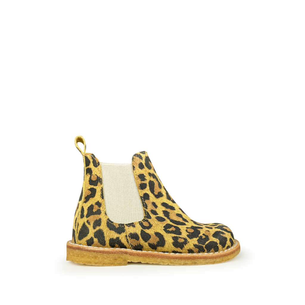 Angulus - 1st stepper Chelsea boot in leopard