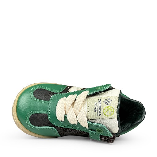 Rondinella sneaker  Sneaker zwart en groen