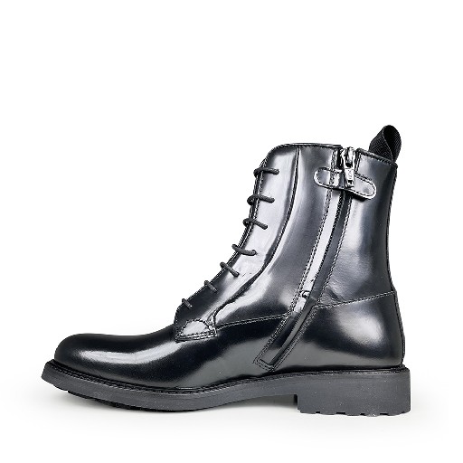 Gallucci bottines Zwarte college veterlaars			