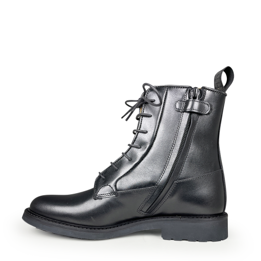 Gallucci bottines Zwarte veterlaars			