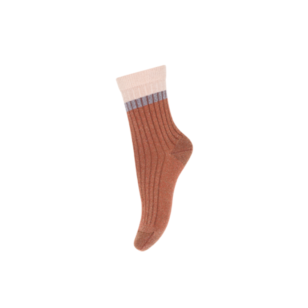 mp Denmark - Koperen glitter sock