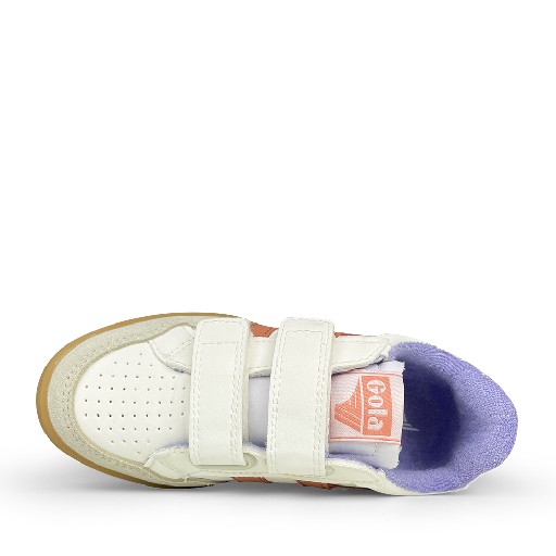 Gola sneaker Witte sneaker met roze