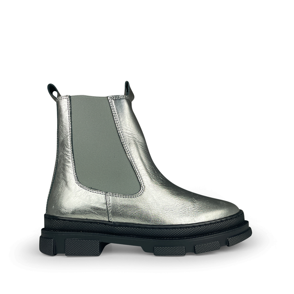 Angulus - Chelsea boot in zilver