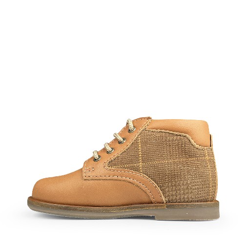 Beberlis first walkers Lace-up shoe cognac