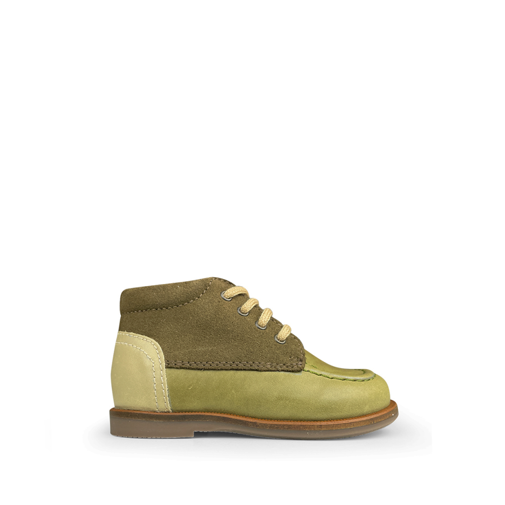 Beberlis - Green lace-up shoe