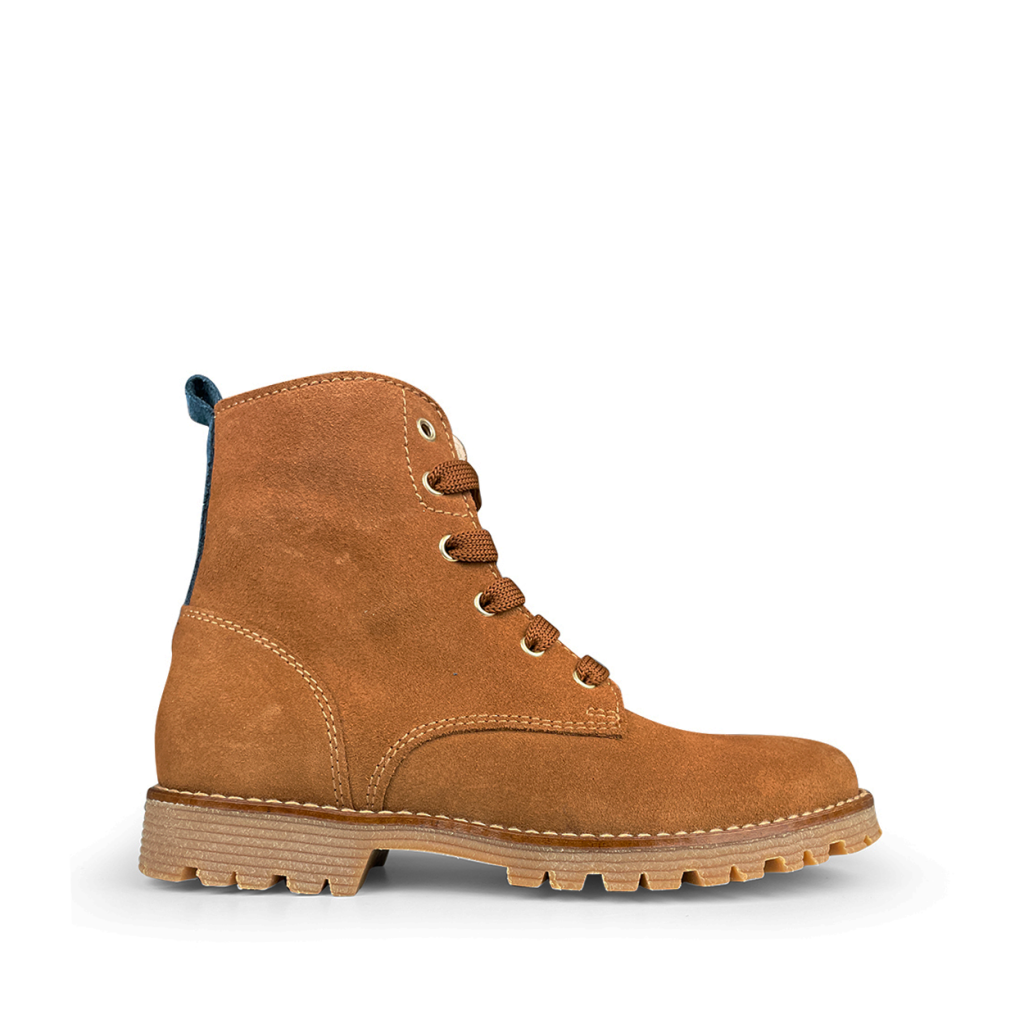 Beberlis - Bruine nubuck veterbottine