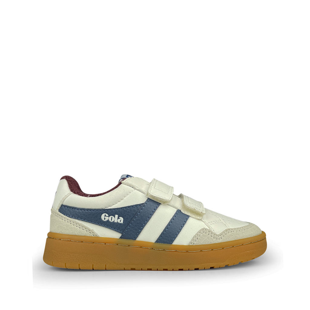 Gola - Witte sneaker met blauw