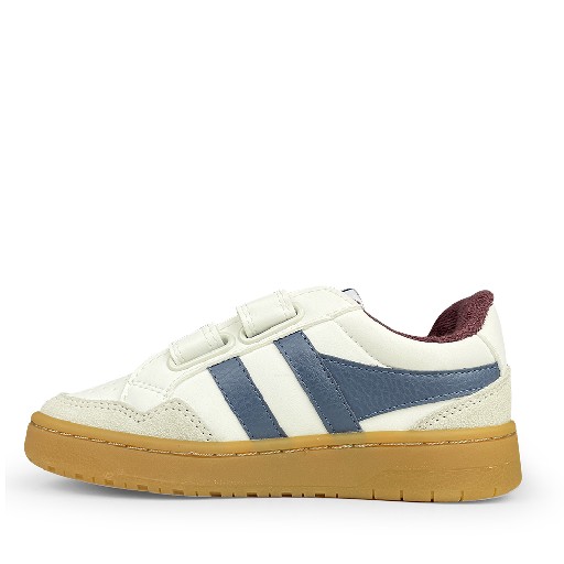 Gola sneaker Witte sneaker met blauw