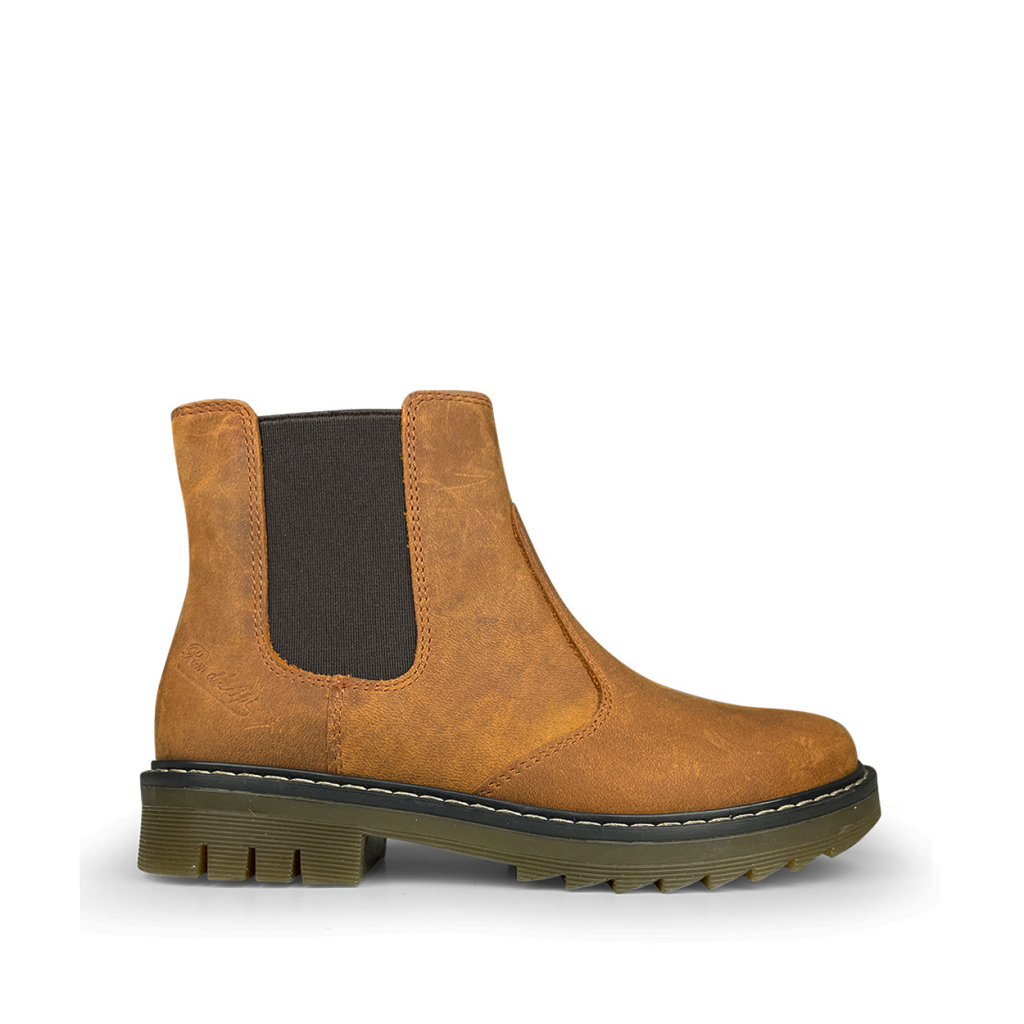 Pom d'api - Dark brown suede chelsea boot