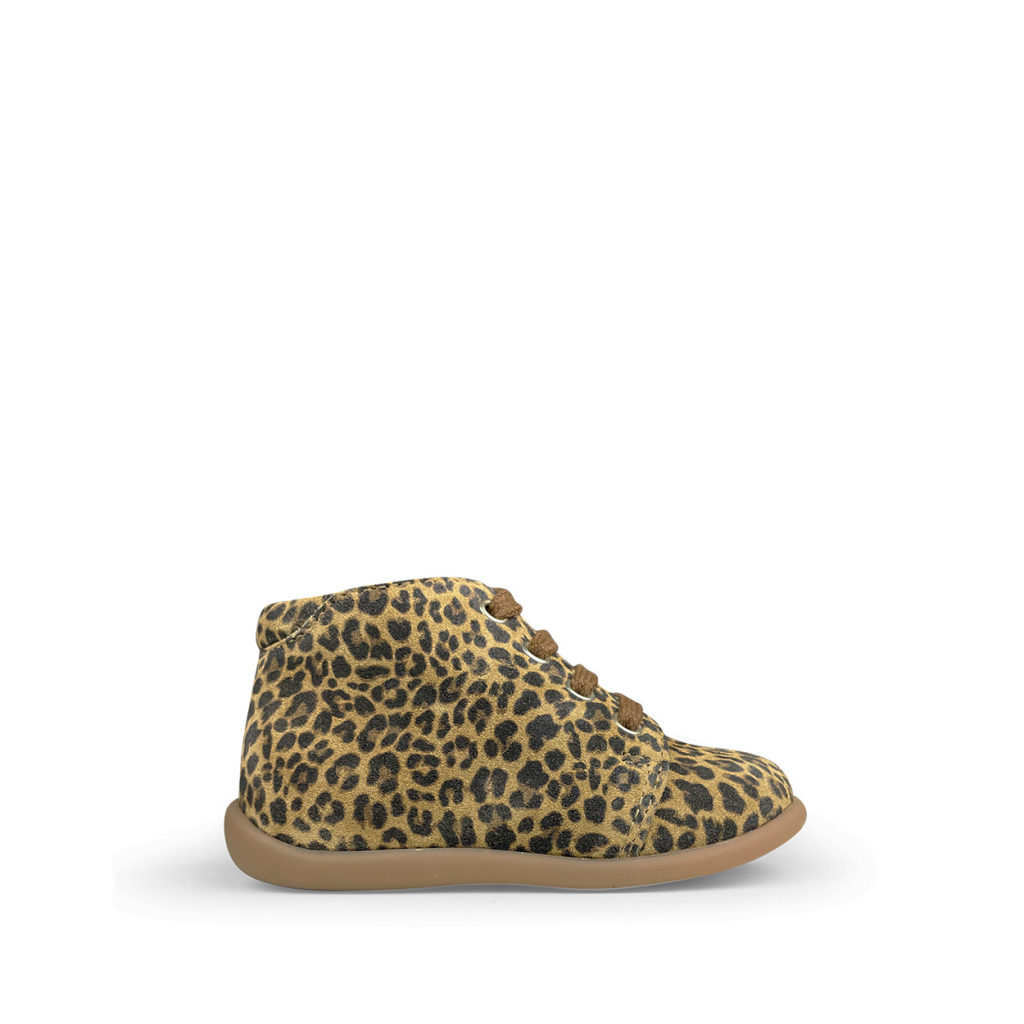 Pom d'api - Stand-up bottine in leopard