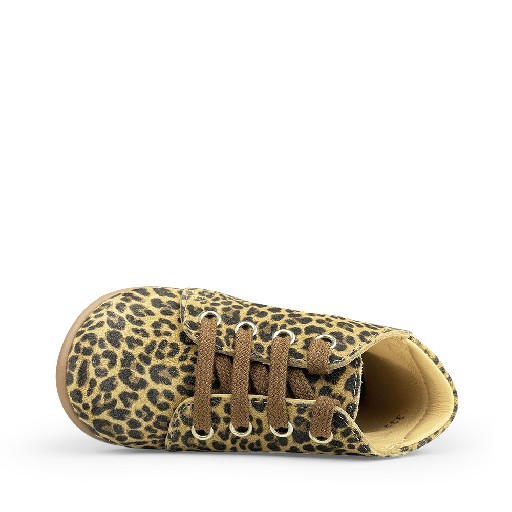 Pom d'api first walkers Stand-up bottine in leopard