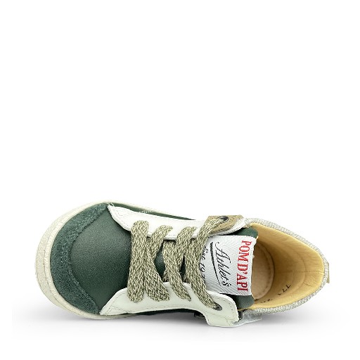 Pom d'api eerste stappers Groene sneaker