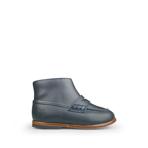 Kinderschoen online Tartine et Chocolat eerste stappers Navy mocassins