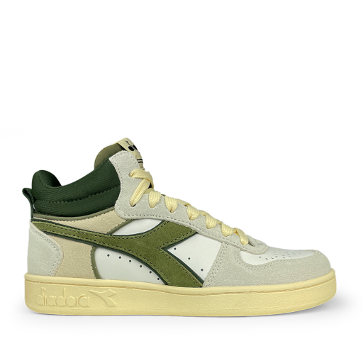 Diadora sneaker Hoge grijze sneaker met kaki