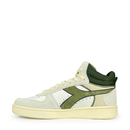 Diadora sneaker Hoge grijze sneaker met kaki