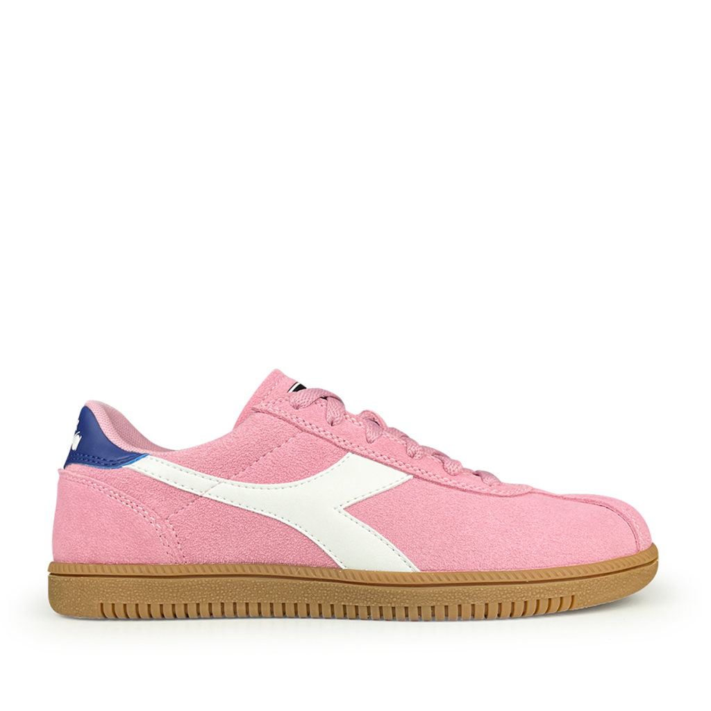 Diadora - Lage roze sneaker met wit logo