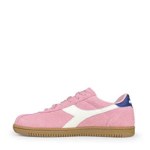 Diadora sneaker Lage roze sneaker met wit logo