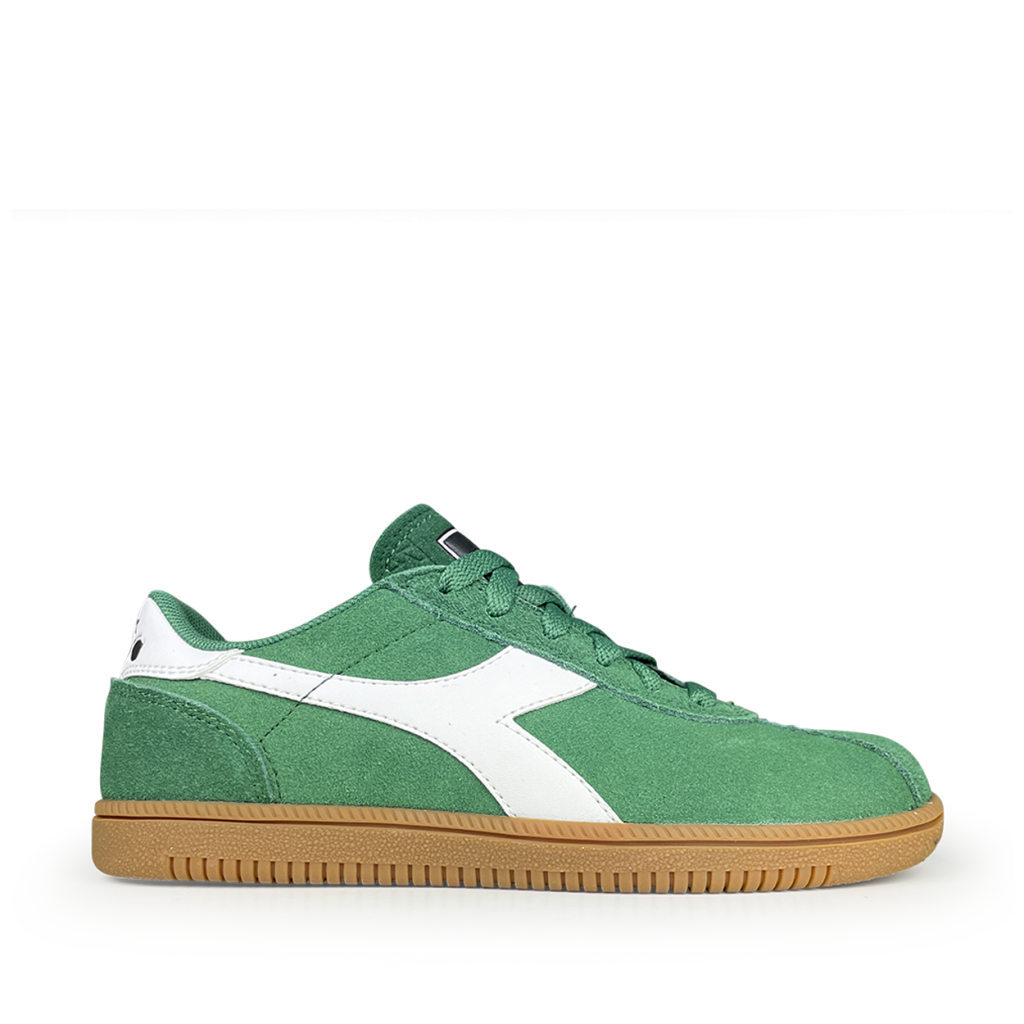 Diadora - Lage groene sneaker met wit logo