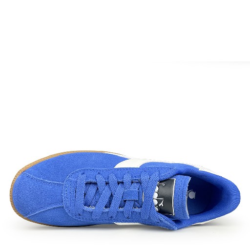 Diadora sneaker Lage blauwe sneaker met wit logo