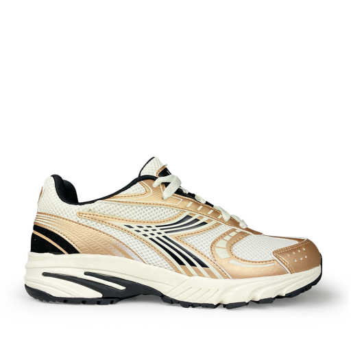 Diadora sneaker Runner met rosgoud