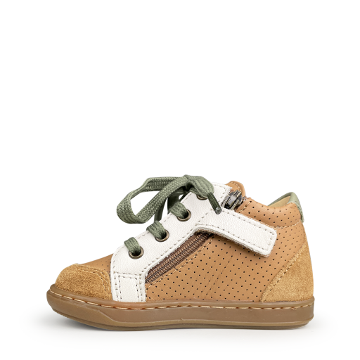 Pom d'api sneaker Sneaker in bruin met kaki