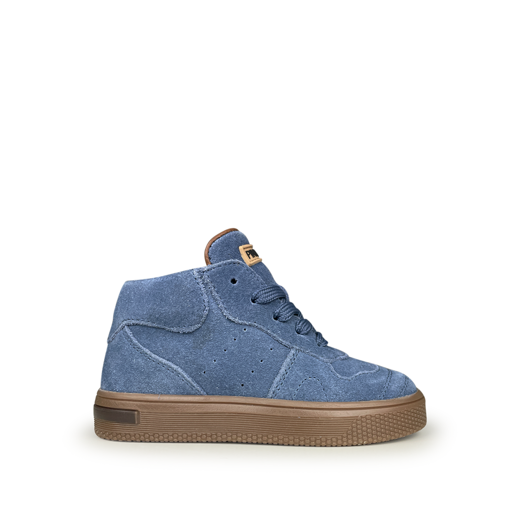 Pinocchio - Blauwe halfhoge sneaker