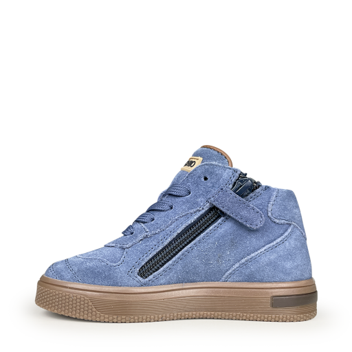 Pinocchio sneaker Blauwe halfhoge sneaker