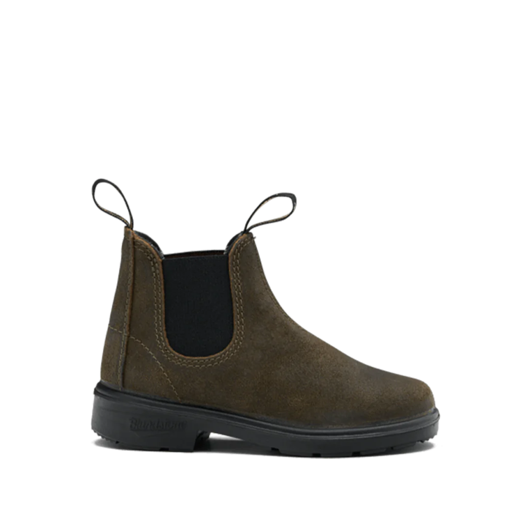 Blundstone - Korte laars 2492 waxed sude dark olive