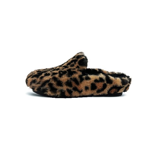 Freedom Moses pantoffels Leopard teddy pantoffel