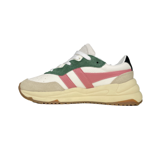 Gola trainer Sneaker with pink and green