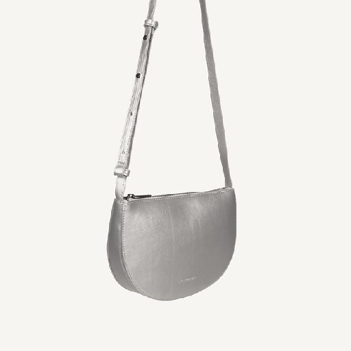 Monk & Anna bags Farou half moon bag hematite