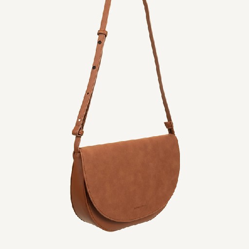 Monk & Anna bags Soma half moon bag carnelian