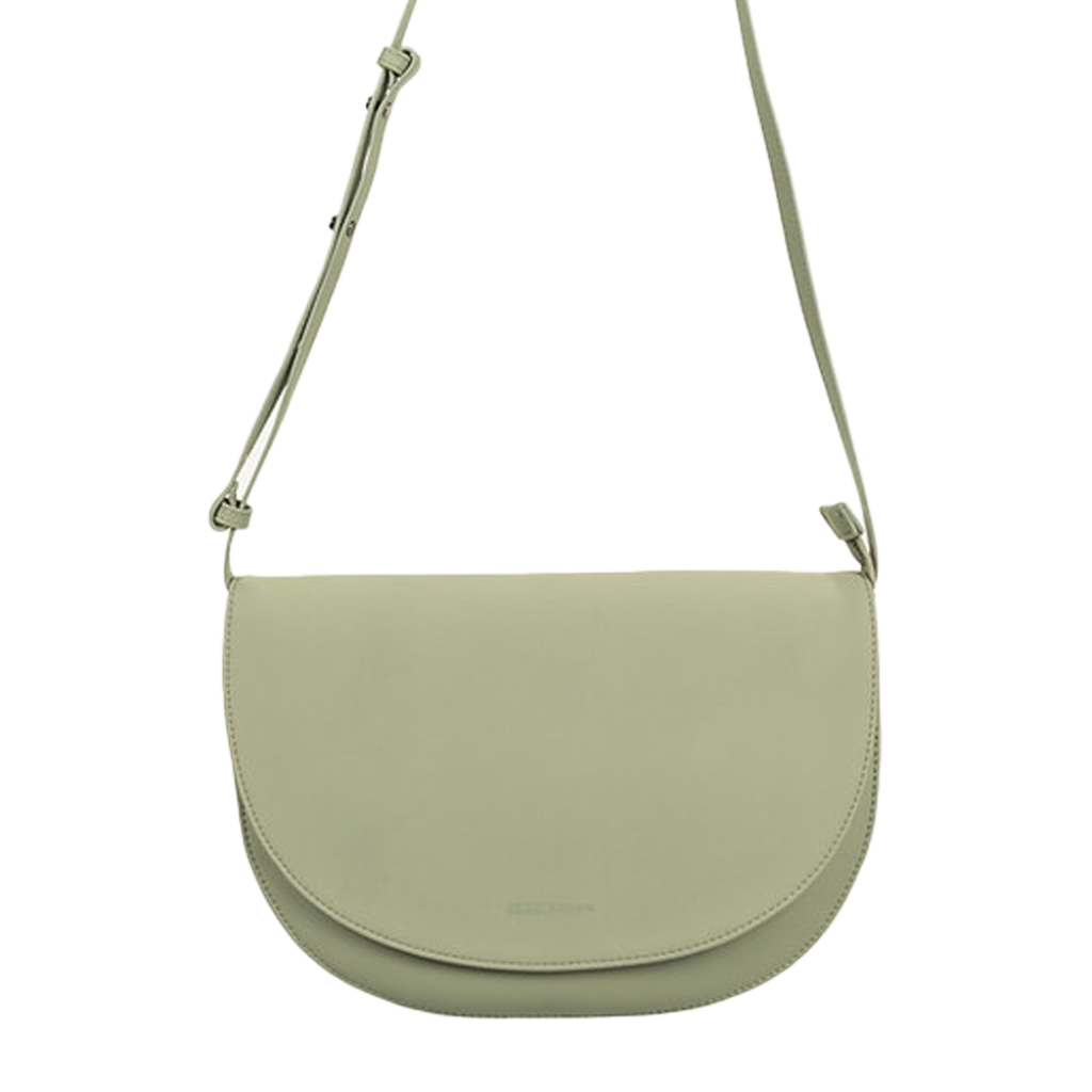 Monk & Anna - Soma half moon bag peridot