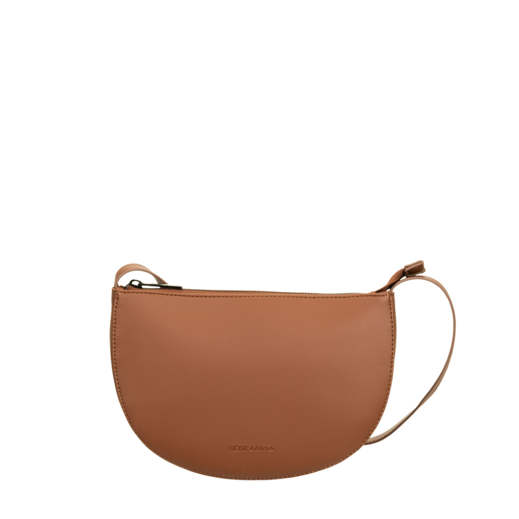 Monk & Anna - Farou half moon bag carnelian