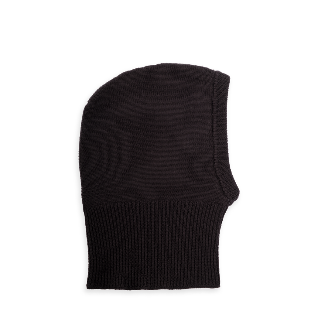 Collegien - Merino Wool Balaclava Hood child - Noir de Charbon