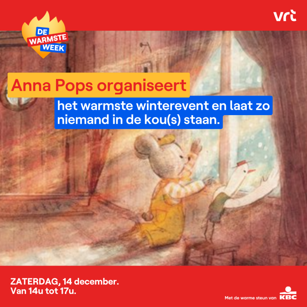 Anna Pops - Kom naar een voorleessessie tvv de warmste week