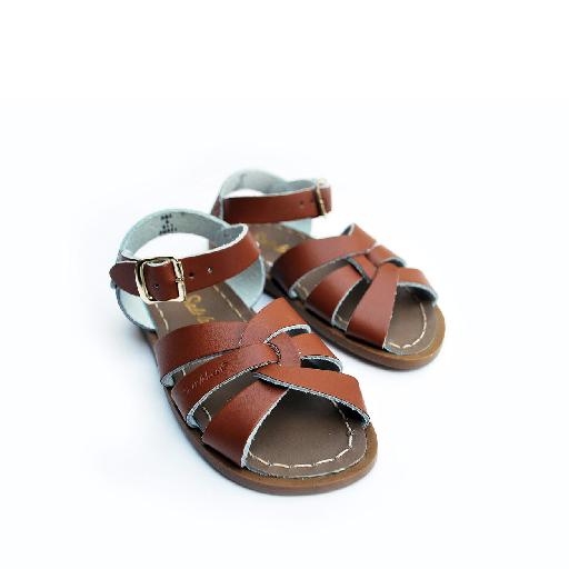 Salt water sandal sandalen Originele Salt-Water sandal in cognac