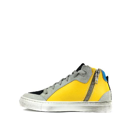 P448 trainer Sneaker in brown and yellow